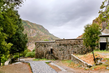 medieval geghard monastery in Armenia