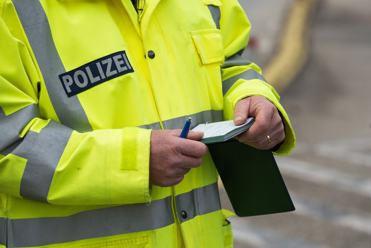 Polizeikontrolle - Strafzettel