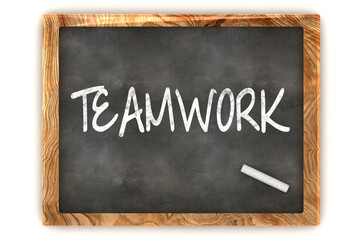 Obraz premium Blackboard Teamwork