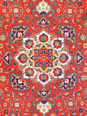 ornament of Central Asian carpet