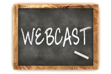 Fototapeta premium Blackboard Webcast