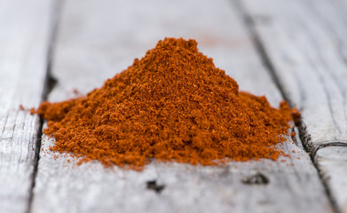 Portion of Paprika Powder