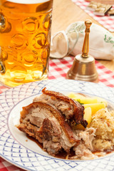pork with potatoes and beer