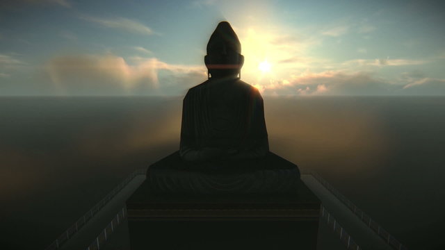 Detailed view of the Buddha Statue
