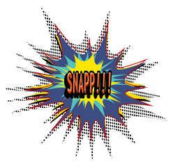 Comic book explosion vector illustration background