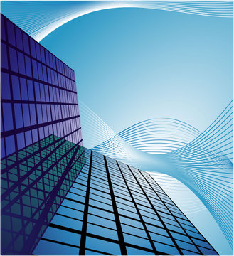 Urban background. Vector.