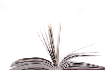 Isolated red pile books