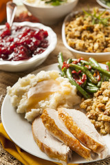 Homemade Turkey Thanksgiving Dinner