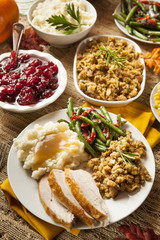 Homemade Turkey Thanksgiving Dinner
