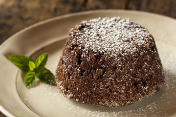Homemade Chocolate Lava Cake Dessert
