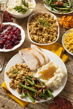 Homemade Turkey Thanksgiving Dinner