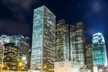 Fototapeta na wymiar Corporate building in Hong Kong