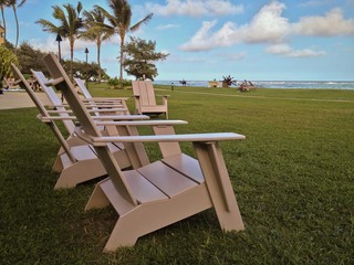 Relax at Beach Lihue Kauai Hawaii USA
