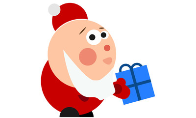 Santa's Little Helper with gift