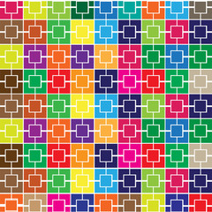 Colorful box pattern.