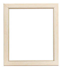 white flat vertical picture frame