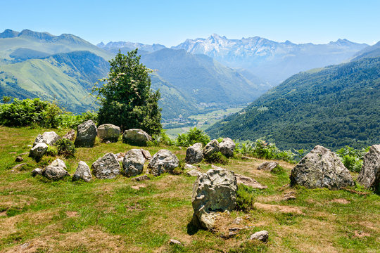 Prehistoric Cromlech in the French Pyrenees