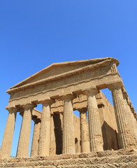 ruins at valley of temples, Sicily