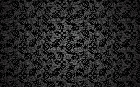 Black lace background
