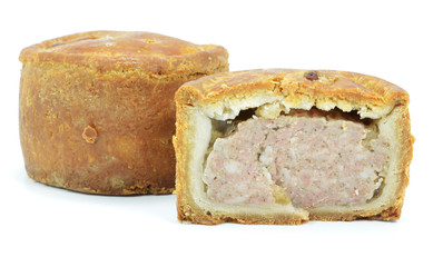 Isolated Pork Pie