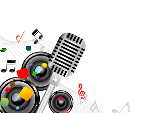 abstract musical background