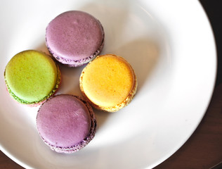 French macaroons. Dessert