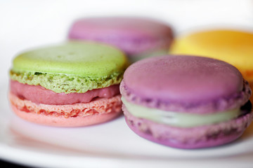 French macaroons. Dessert