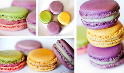 French macaroons. Dessert