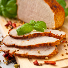 Sliced Roast Pork Loin