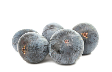 ripe fresh figs isolated