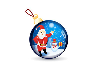 Fototapeta premium abstract glossy christmas ball