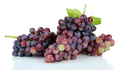 Fresh grape, isolated on white