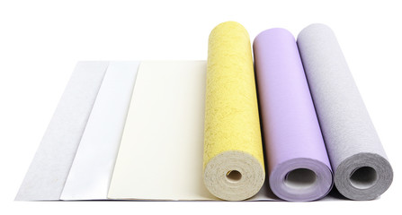 Wallpaper isolated on white