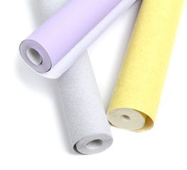 Wallpaper isolated on white