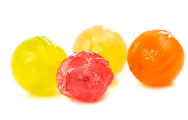 candy lollipops isolated