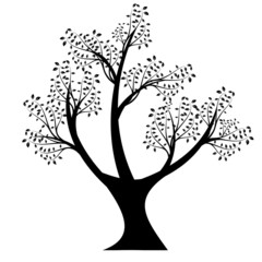 art tree silhouette