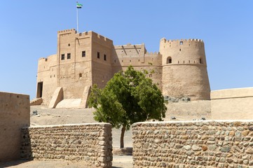 Obraz premium Arabian Fort in Fujairah Dubai