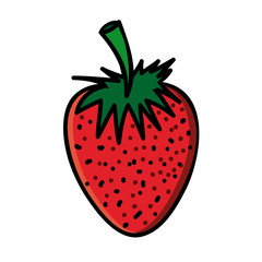 strawberry drawing