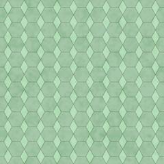 Green Honey Comb Shape Fabric Background