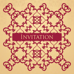 Vintage seamless floral background with a vintage pattern