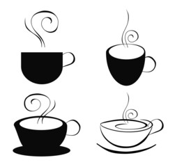 Coffee icon set - vector