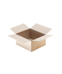 Empty brown paper box
