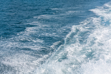 Fototapeta na wymiar Wavy sea water