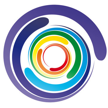 Chakra - Wirbel - Energiewirbel - Logo