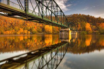Footbridge over the Vltava river