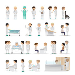 Medical Staff - Isolated On White Background