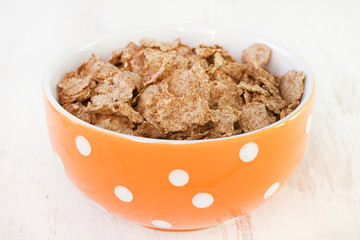 flakes in bowl