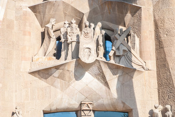 Sagrada Familia-details, Barcelona,Spain