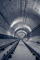 Deep metro tunnel