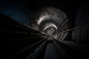 Deep metro tunnel